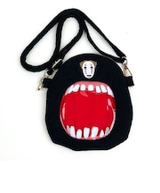 スタジオジブリ 千と千尋の神隠し カオナシ おでかけポシェット ショルダーバッグ ブラック