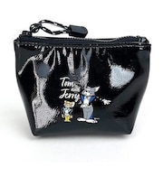 トムとジェリー PianoConcert ミニポーチ ブラック 小物入れ 小物入れ TOM and JERRY