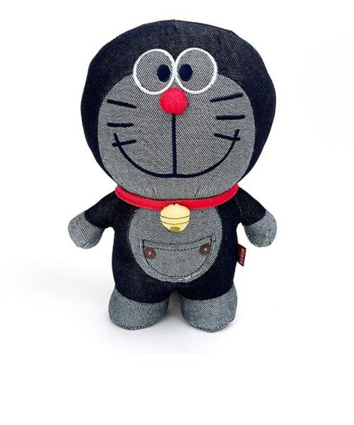 ドラえもん EDWIN S ぬいぐるみ コラボ デニム ネイビー インテリア