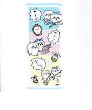 ちいかわ ヤーッ！！ フェイスタオル バスグッズ スポーツ ブルー