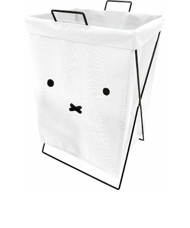 ミッフィー miffy 折り畳めるランドリーバスケット横型(顔だけミッフィー)