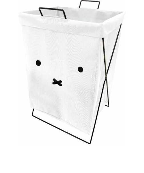 ミッフィー miffy 折り畳めるランドリーバスケット横型(顔だけミッフィー)