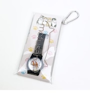 mofusand モフサンド PVCウォッチ エビフライ 時計 腕時計 ブラック