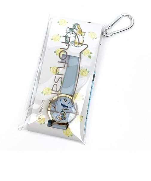 mofusand  モフサンド レザーウォッチ サメ1 時計 腕時計 ブルー