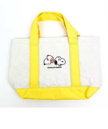 スヌーピー トートバッグ イエロー かばん トート