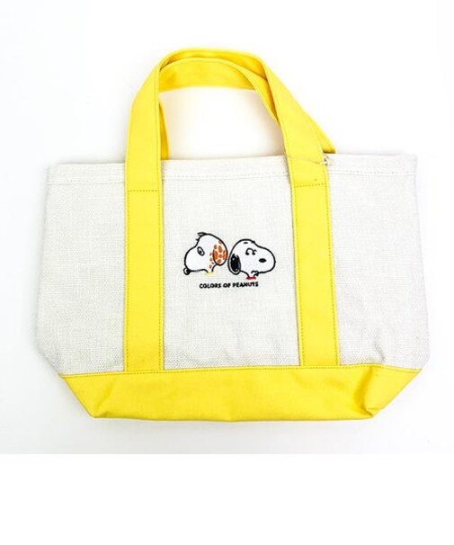スヌーピー トートバッグ イエロー かばん トート