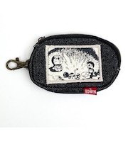 ドラえもん EDWIN スマートキーケース カー用品 コラボ デニム ネイビー