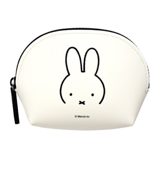 ミッフィー NUU-Oval(ヌゥオーバル) シリコン オーバル ポーチ(ミッフィーホワイト） miffy