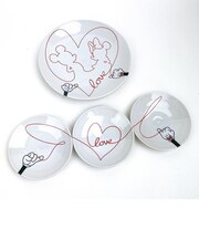 ディズニー ミッキーマウス ミニーマウス 取り分けセット ラビイズ 食器 食器セット キッチン ギフト ホワイト