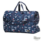 スヌーピー 折りたたみボストンバッグ(L) ナイト&スリープ トラベル SNOOPY