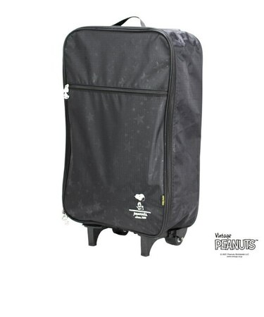 スヌーピー 折りたたみキャリー スターブラック スーツケース SNOOPY