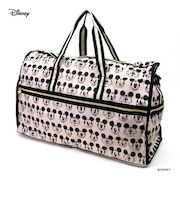 ディズニー ミッキーマウス 折りたたみボストンバッグ(L) フェイスブラック Disney
