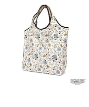 スヌーピー 折りたたみ保冷＆保温エコバッグ フラワーベージュ SNOOPY