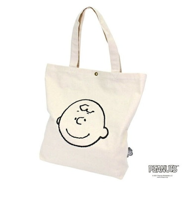 スヌーピー チャーリーブラウン トートバッグ フェイス SNOOPY