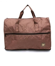 リラックマ 折りたたみボストンバッグ（M) ブラウン