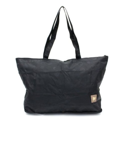 リラックマ 折りたたみトートバッグ ブラック