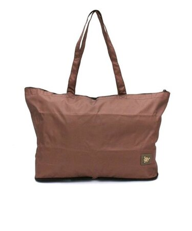 リラックマ 折りたたみトートバッグ ブラウン