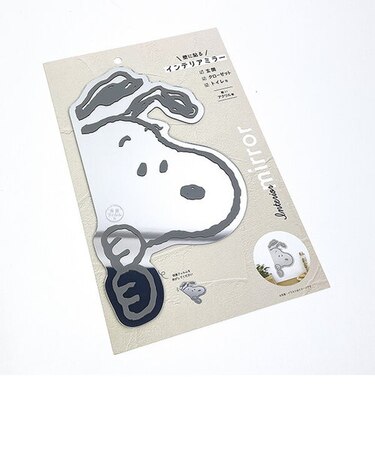 スヌーピーSNOOPY インテリアミラー （ひょっこり） 壁掛け 鏡