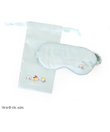 パワーパフガールズ サテンアイピロー（グリーン） アイマスク パワパフ Powerpuff Girls アコモデ