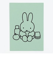 ミッフィー miffy ポストカード（green） ハガキ 文具 日本製