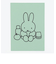 ミッフィー miffy ポストカード（green） ハガキ 文具 日本製