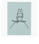 ミッフィー miffy ポストカード（blue） ハガキ 文具 日本製
