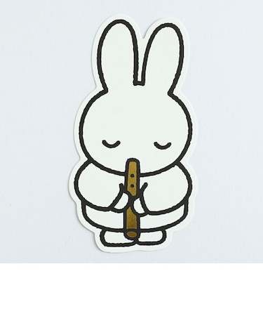 ミッフィー miffy ダイカットポストカード （recorder） ハガキ 文具 日本製