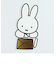ミッフィー miffy ダイカットポストカード （writing） ハガキ 文具 日本製