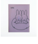 ミッフィー miffy A4クリアブックファイル（purple） 文具