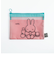 ミッフィー miffy メッシュフラットポーチ（pink） ポーチ 文具