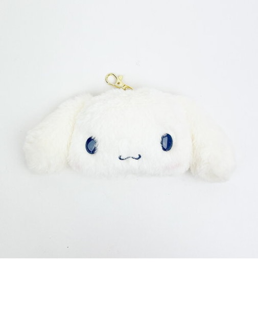 サンリオ フェイスパスケース シナモロール パスケース 定期入れ ICカードケース リール付き