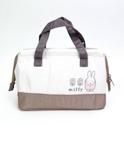 ミッフィー miffy ランチバック がま口 お弁当 ランチ キッチン 保温保冷 ベージュ