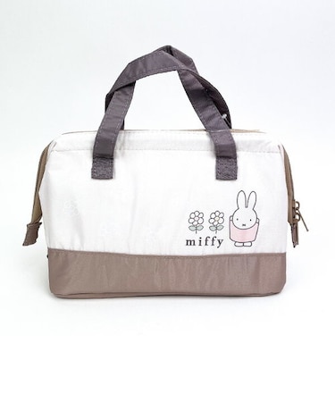 ミッフィー miffy ランチバック がま口 お弁当 ランチ キッチン 保温保冷 ベージュ