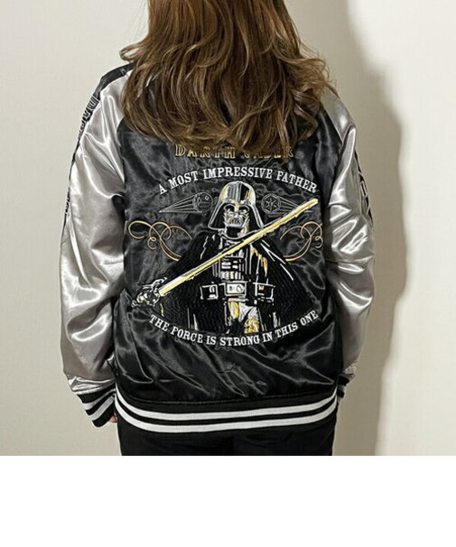 スターウォーズ スカジャン ダースベイダー ゴールドストロング L ジャンパー ブルゾン 上着