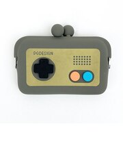 ドーモコントローラー (DO-MO CONTROLLER) シリコン製がまぐちカードケース チャコールグレー 小物入れ