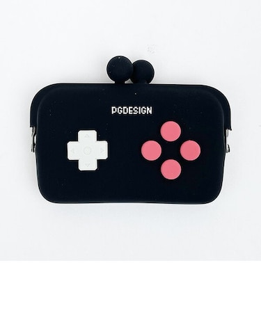 ドーモコントローラー (DO-MO CONTROLLER) シリコン製がまぐちカードケース ブラック 小物入れ