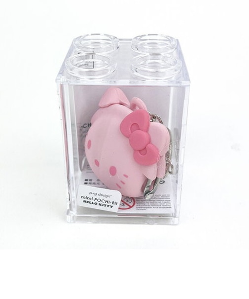 サンリオ ハローキティ ちっちゃいがまぐちキーリング ピンク ミミポチビット 小銭入れ シリコンがま口