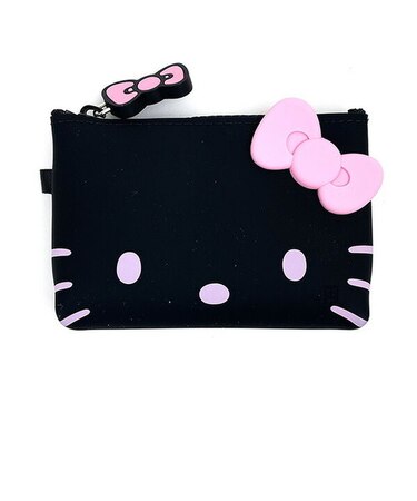 サンリオ ハローキティ NUU-small シリコンポーチ ブラック 小物入れ