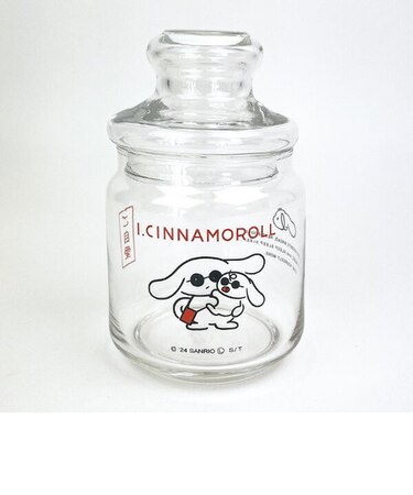 サンリオ シナモン アイシナモロール ガラスキャニスター ご自愛 小物入れ ランチ