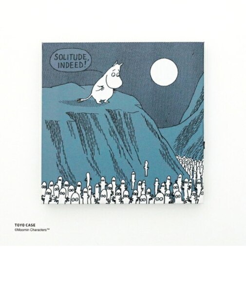 ムーミン LEDキャンバスアート (ブルー) MOOMIN