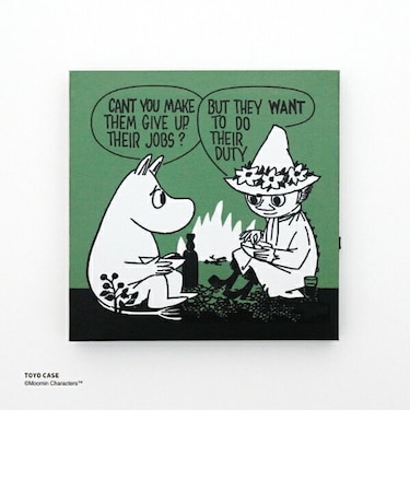 ムーミン LEDキャンバスアート (グリーン) MOOMIN