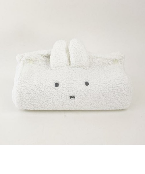 ミッフィー miffy もこもこティッシュカバー (ホワイト) インテリア