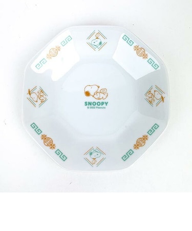 スヌーピー  八角皿 中華柄  お皿 キッチン