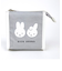 ミッフィー miffy フェイスサガラシリーズ ミニポーチ ミッフィー＆ダーン グレー 小物入れ
