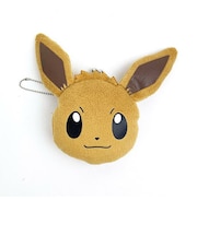 ポケットモンスター ポケモン イーブイ ミニがまぐち キーホルダー 小物入れ ブラウン