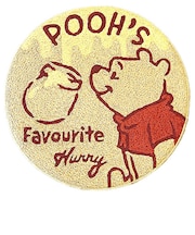 クマのプーさん ハニー ラウンドマット アクセントマット インテリア 玄関