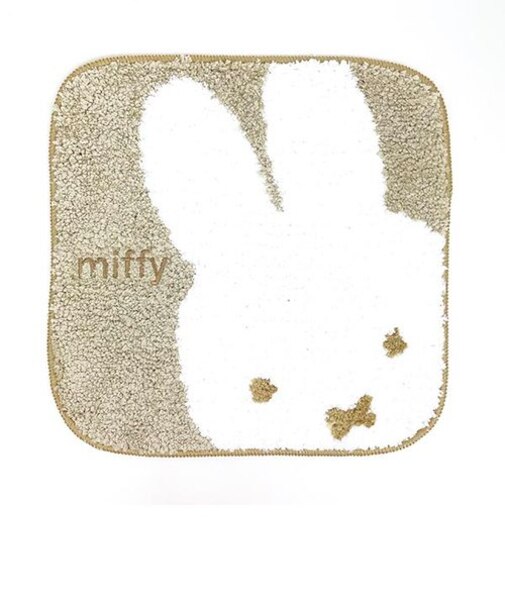 ミッフィー すわって ベージュ チェアパッド マット リビング インテリア 椅子 座布団