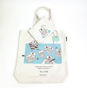 OldResta(オールドリスタ)×FURUKAWASHIKO そえぶみ箋 ビッグトートバッグ ポーチ付き 文房具