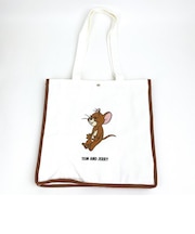 トムとジェリー ジェリー タイニークラブスマイルトートバッグ(ブラウン) 推し活バッグ Tom and JERRY