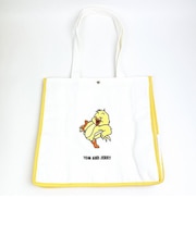 トムとジェリー カナリア タイニークラブスマイルトートバッグ(イエロー) 推し活バッグ Tom and JERRY